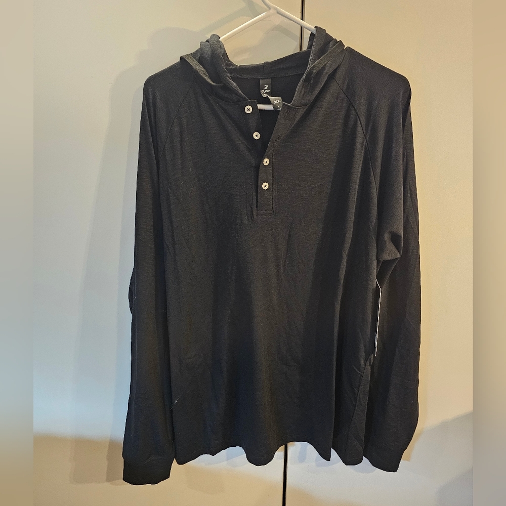 Glyder Black Hooded Men's Sweatshirt